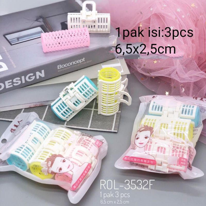 Roll Rambut Jepit|Roll Tempel