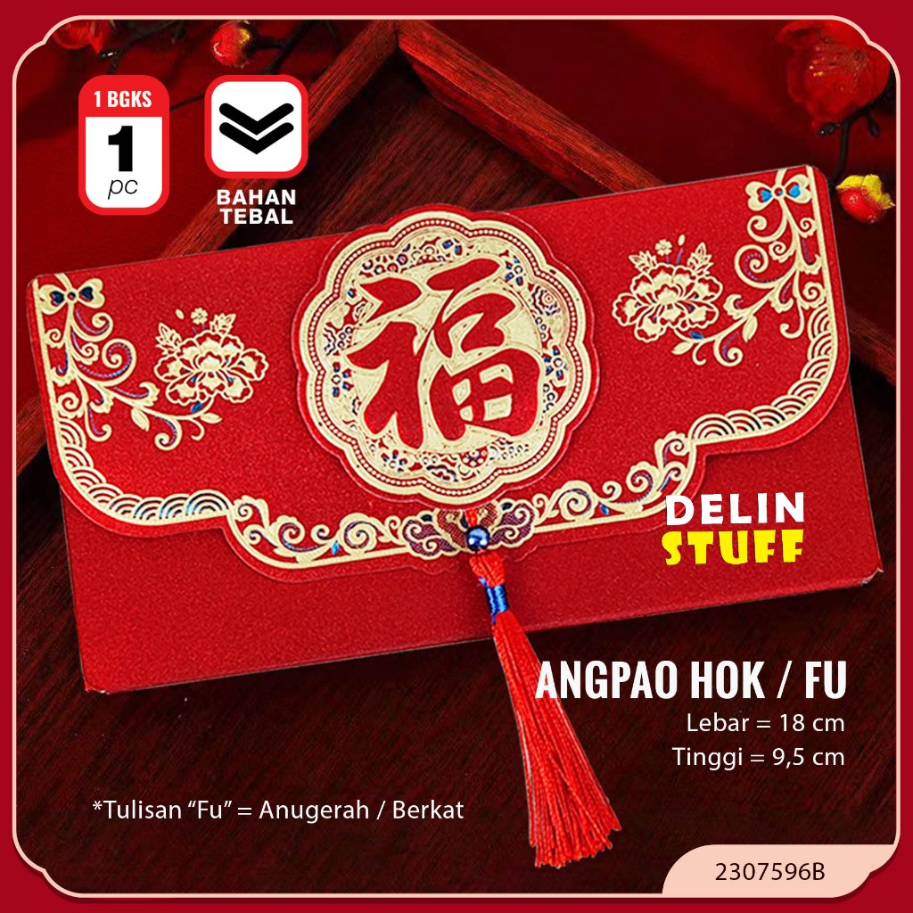 

Angpao Panjang Hok Tebal Angpao Fuk Angpao Happy Birthday Angpau Ulang Tahun (2307596B)