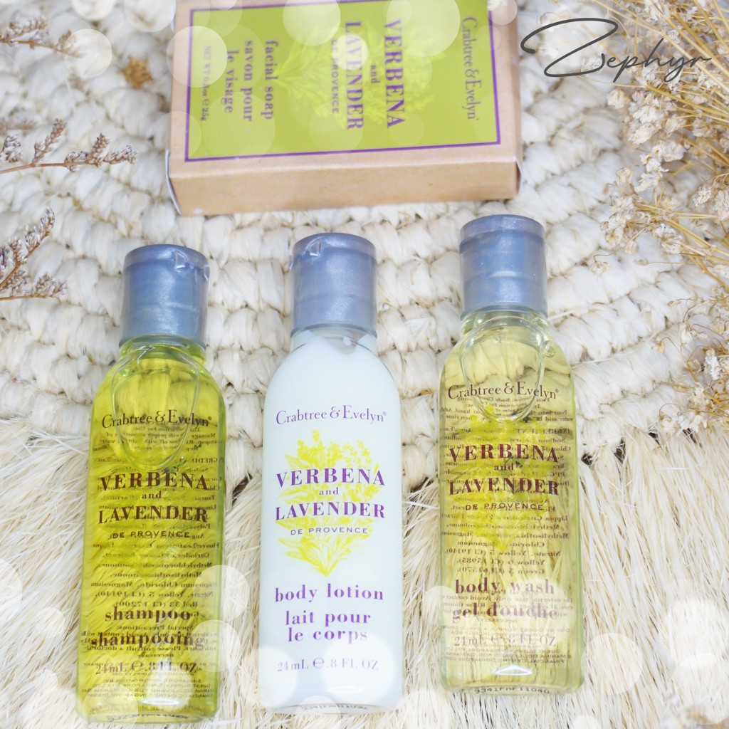 Crabtree & Evelyn Verbena and Lavender - Travel Set  |  LIMITED