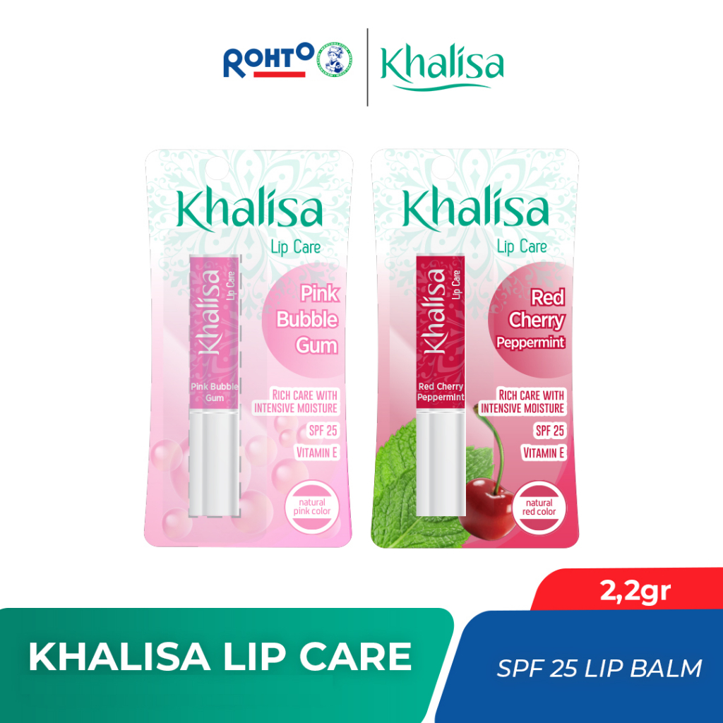 Khalisa Lip Care - Lip Balm Dengan SPF 25 dan Vitamin E