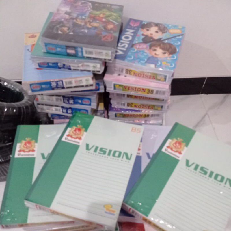 

BUKU TULIS VISION PER PACK 10 pcs