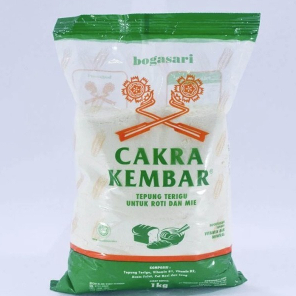 

Tepung Terigu CAKRA KEMBAR Hijau 1 Kg