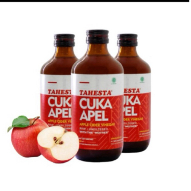 

Cuka Apel Tahesta - Apple Cider Banyak Manfat - 320 ml