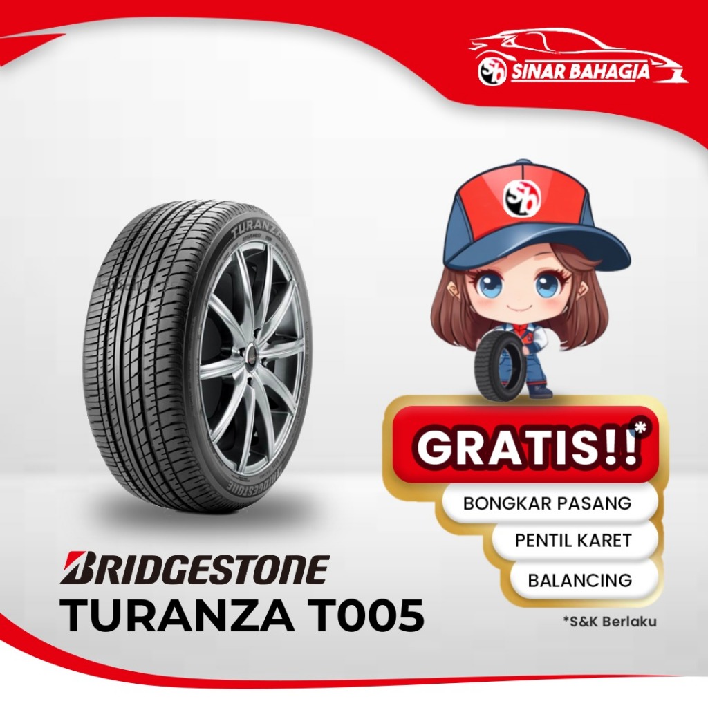 Ban Mobil Bridgestone 205/50 R17 Turanza T005