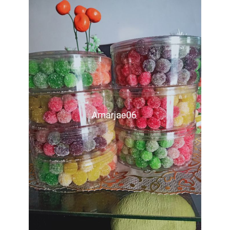 

Manisan Pepaya Kering Bulat Toples 500gram