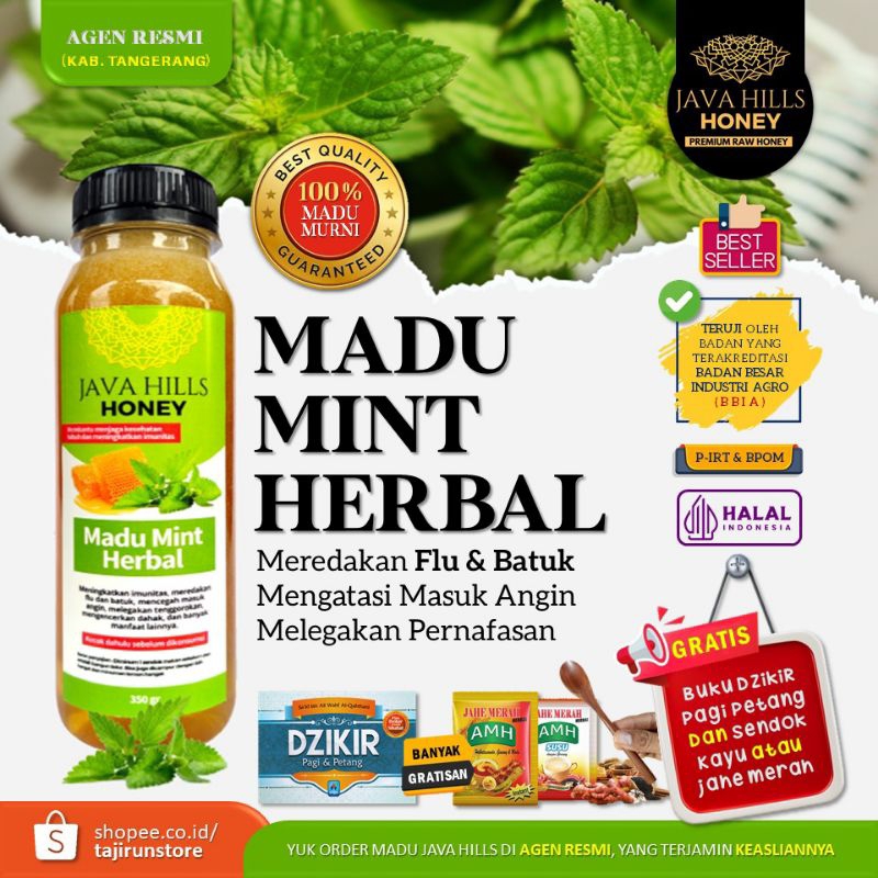 Java Hills Honey Madu Mint Herbal