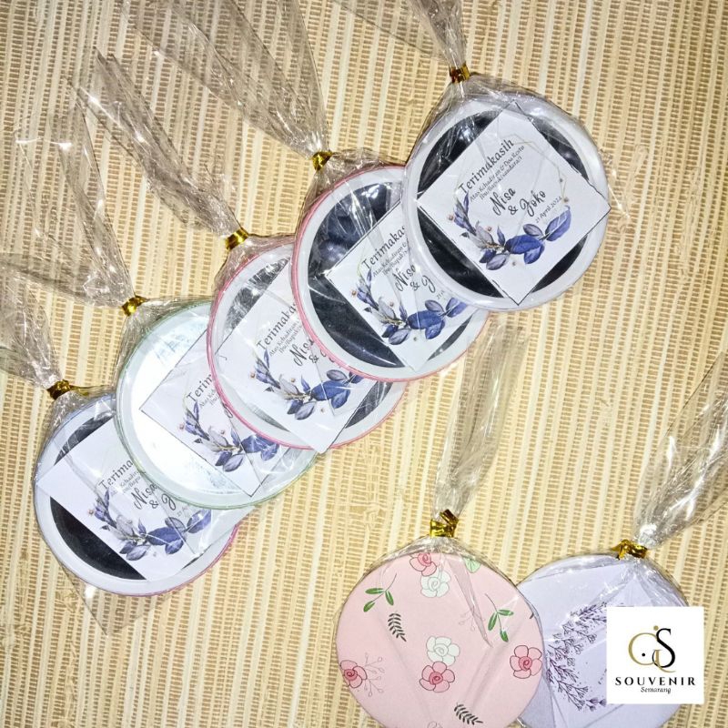 Souvenir Kaca Bulat, Souvenir Pernikahan Murah, Free kartu Ucapan