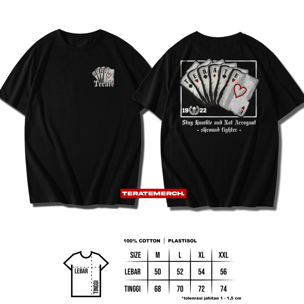 Kaos Baju Psht Kartu Sh Terate Terbaru Distro Putih Lawasan Shroud Fighter Kaos psht terbaru