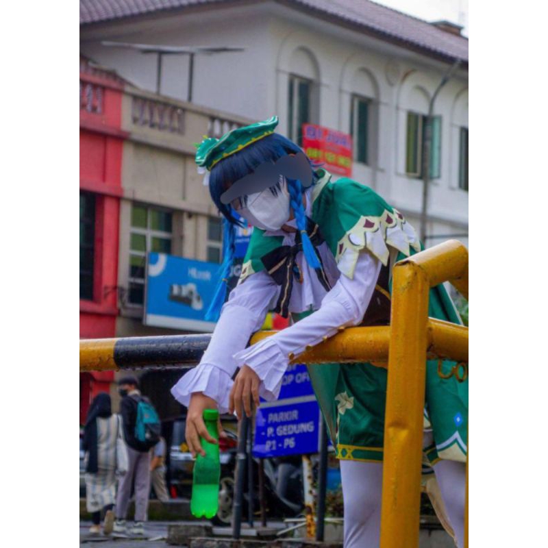 Ready Costume Cosplay Venti Genshin Impact