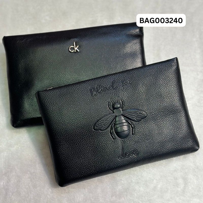 Tas Tangan HandBag Pria | Clutch Amplop | Motif Lebah | Bahan Kulit Import