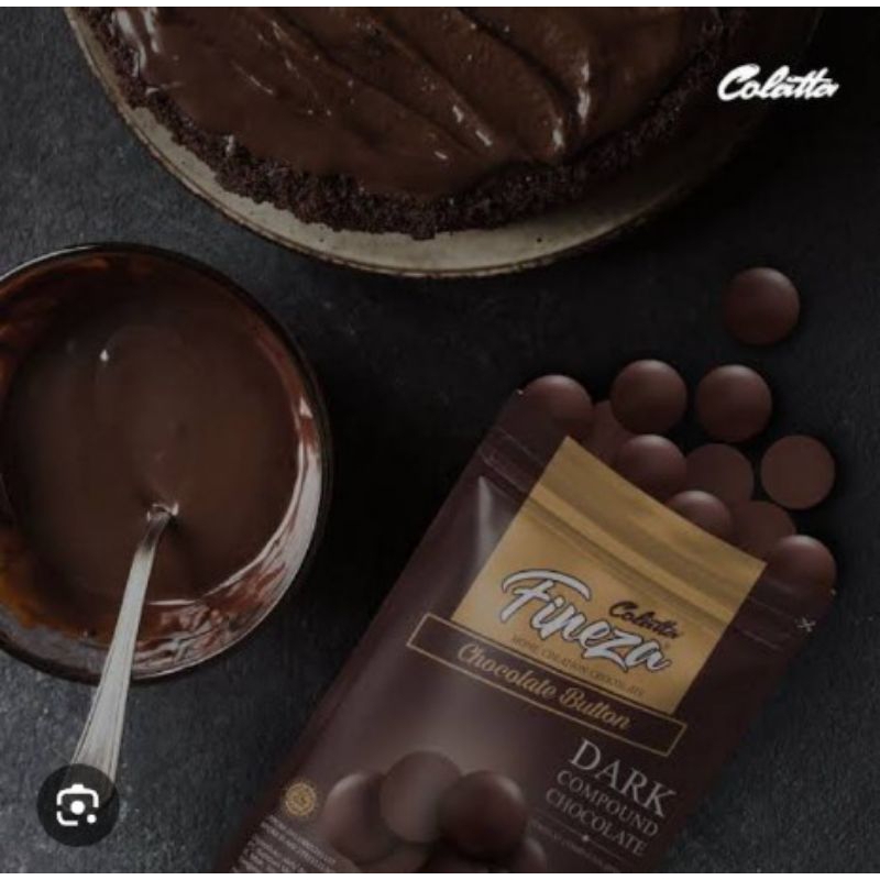 

COLATTA FINEZA CHOCOLATE BUTTON DARK COMPOUND 400G