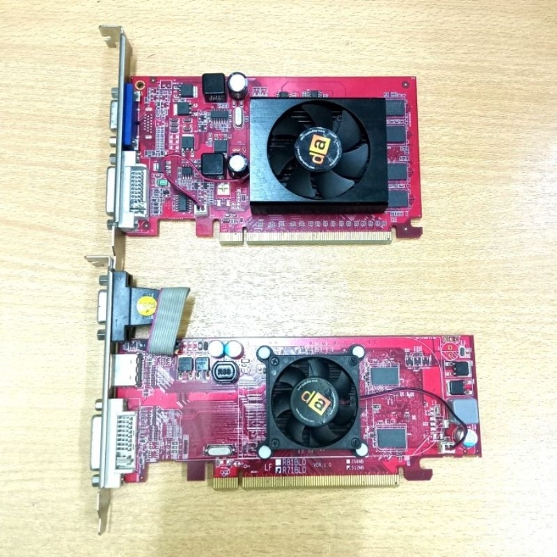 Vga card 512mb 64bit/128bit ddr2 dvi hdmi second murah original