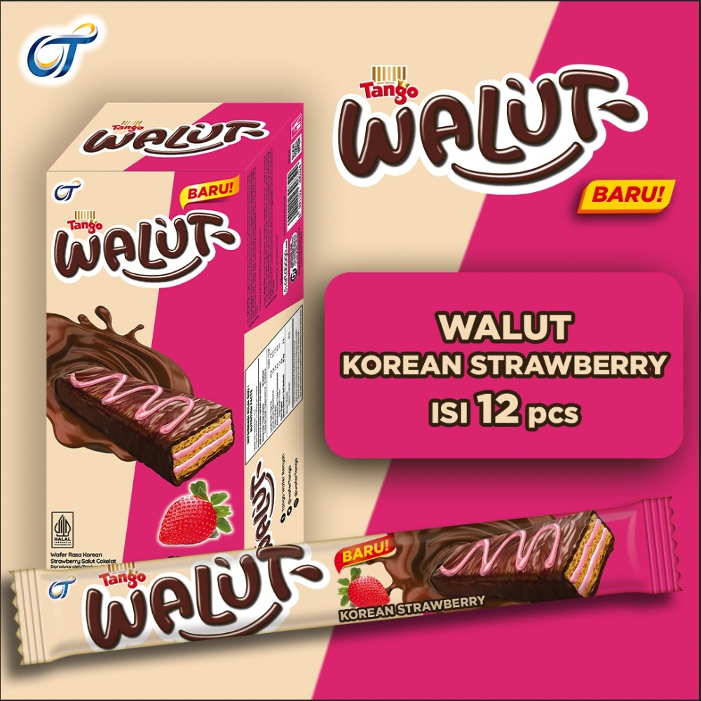 

Tango walut rasa korean strawberry salut cokelat 15gr box isi 12