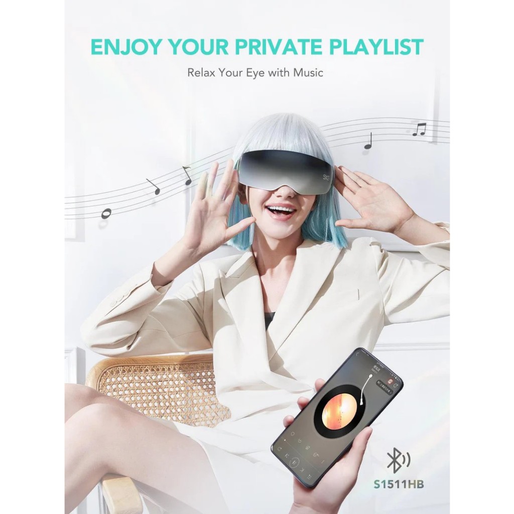 SKG E7 E7-EN Alat Pijat Kesehatan Mata Kompres Pijat Pijet Mata Elektrik Mini Massage Eye Massager Eletric Portable-6