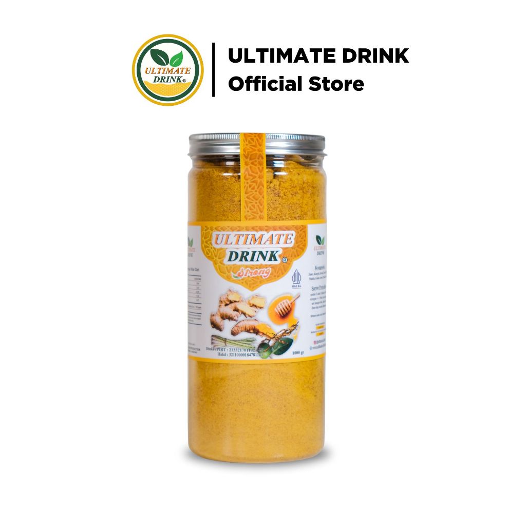 

ULTIMATE DRINK - Strong 1kg Minuman Jahe Campuran Minuman Kunyit Minuman Herbal