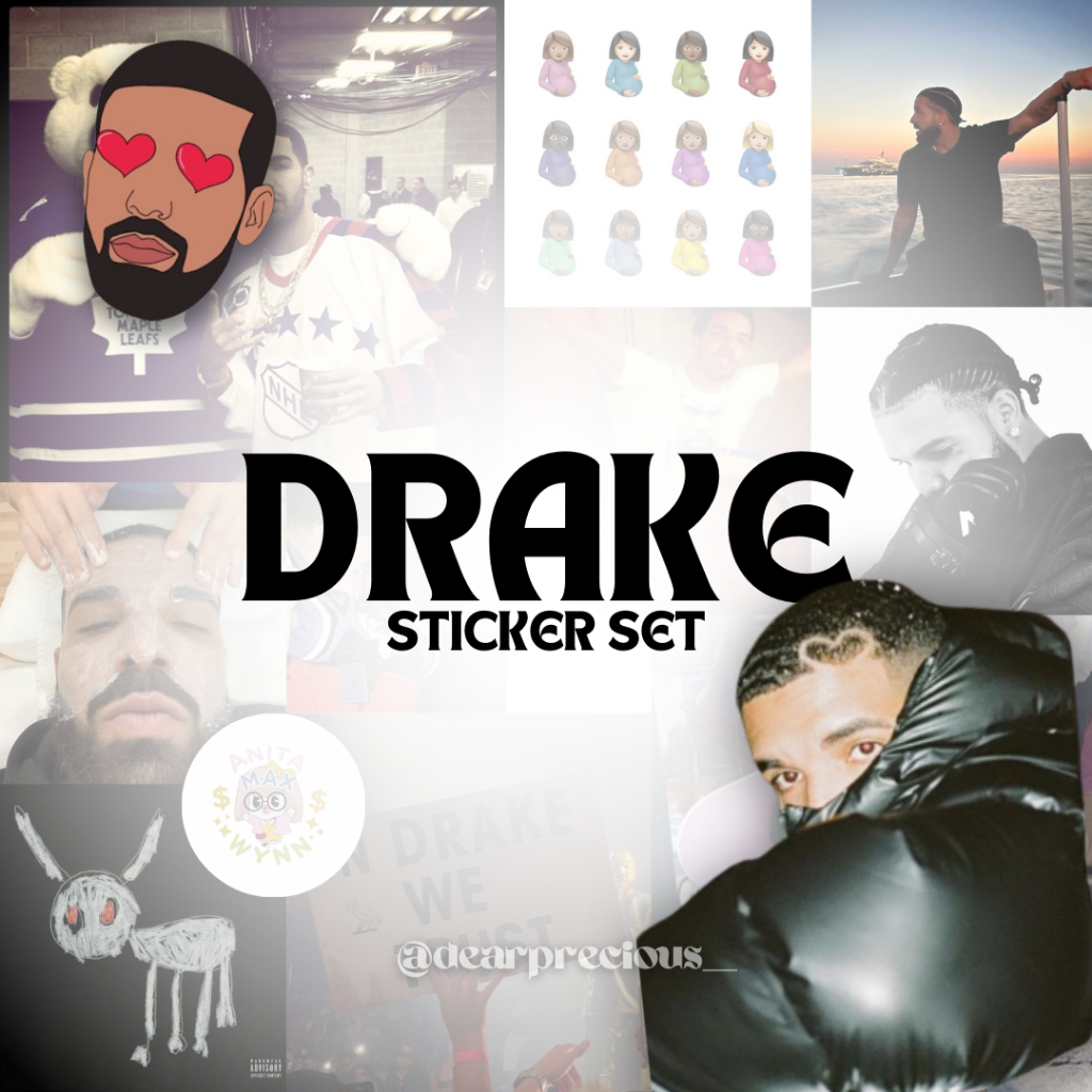 

Drake Sticker Set