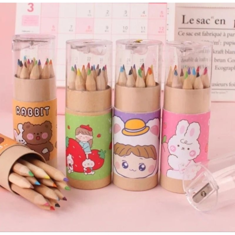

Pensil Warna Tabung 12 In 1 + Serutan