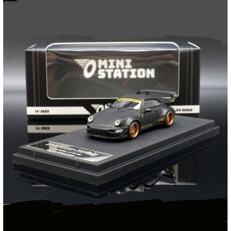 Mini Station 911 930 porsche RWB stella Artois tarmac star model collect 964