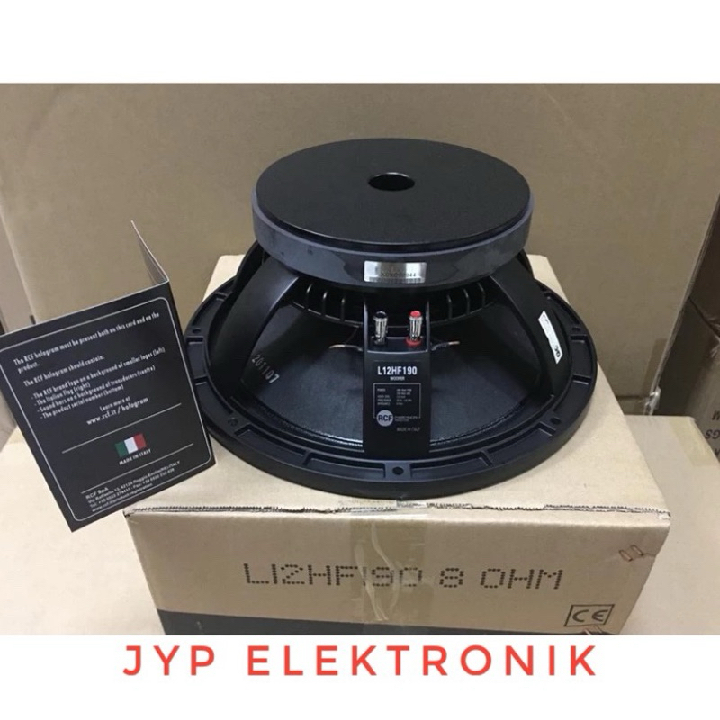 SPEAKER COMPONEN RCF L12HF190 / L12 HF190 / L 12HF190