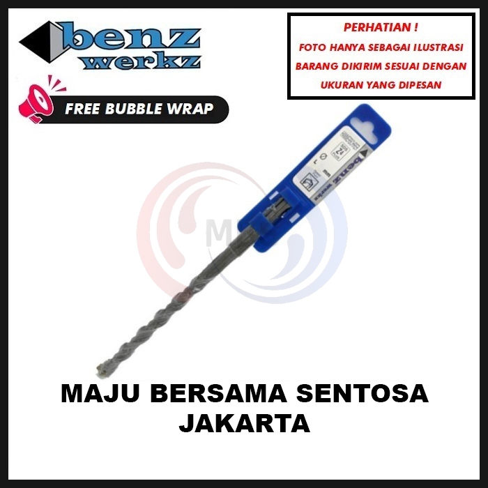 MBS - BENZ Mata Bor Beton SDS Plus 8 x 210 mm Bobok Tembok Dinding Hammer Drill Bits