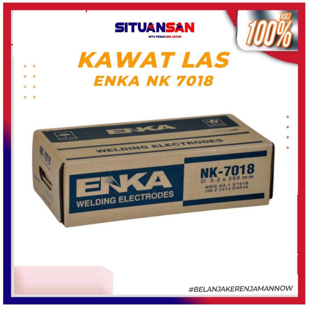 Kawat Las NK 7018 Welding Electrode AWS E7018 5kg ENKA Original