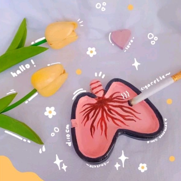 READY Clay ashtray | clay asbak | asbak aesthetic