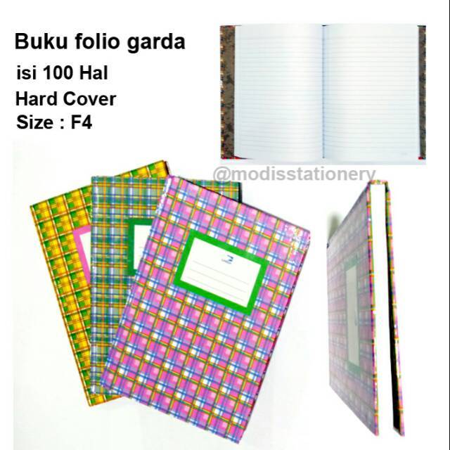 

Buku Tulis Folio 100 lembar Merk Garda