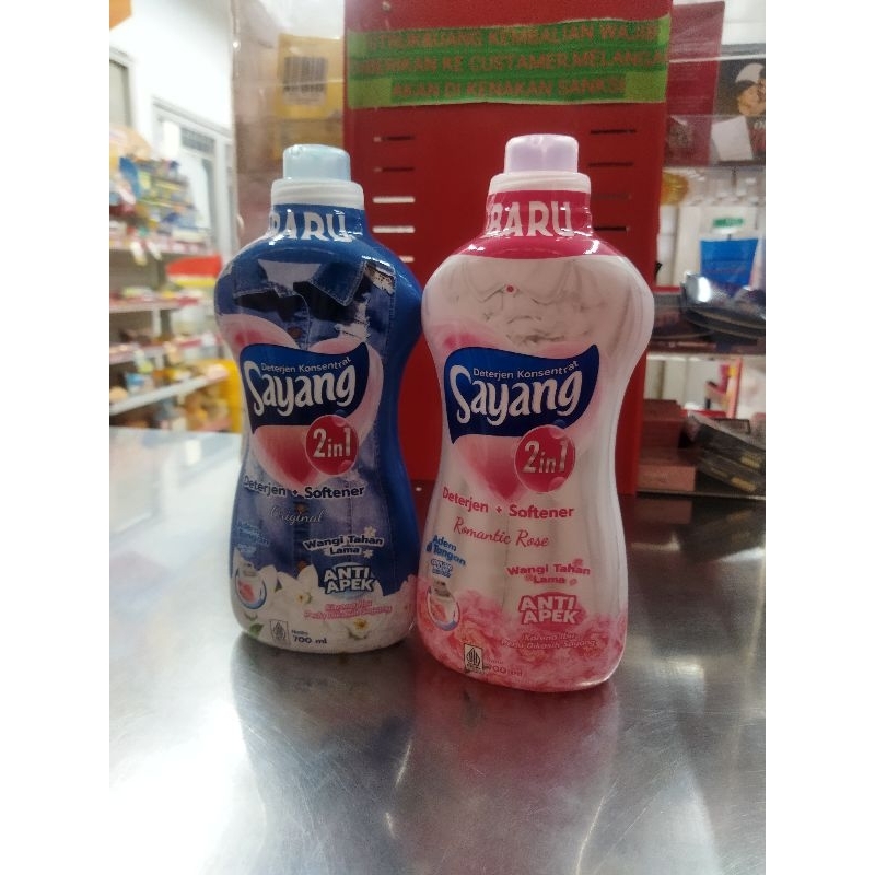 Deterjen cair merk sayang