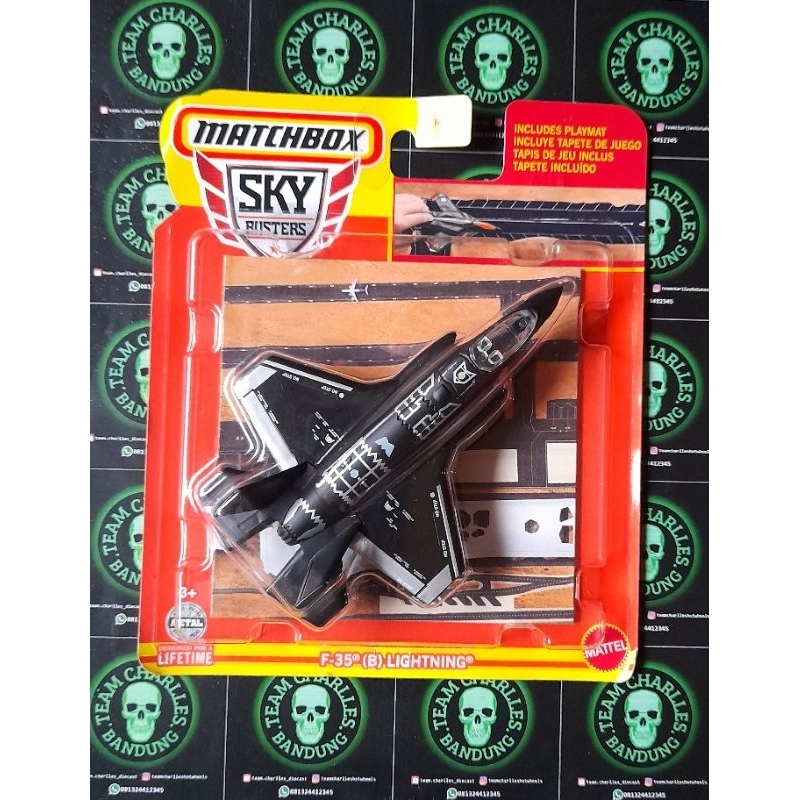 matchbox sky busters f35 lightning pesawat tempur