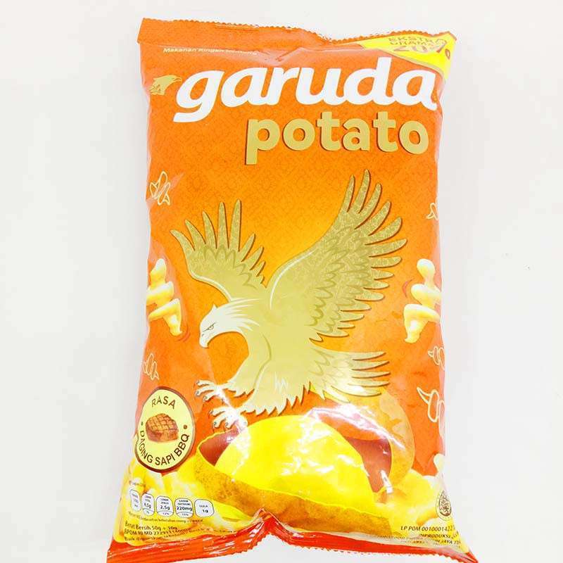 

garuda crunchy potato bbq 70gr - garuda crunchy potato kentang eropa bbq