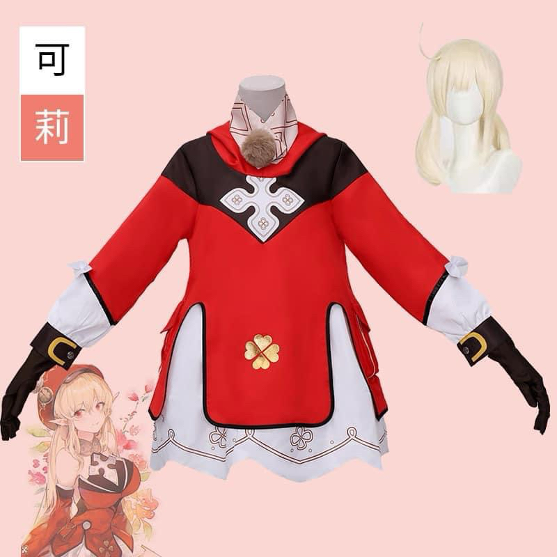 klee genshin impact costume cosplay taobao import china