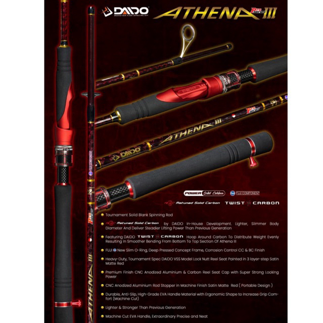 JORAN DAIDO ATHENA 3 PRO SERIES SPINNING/FULL BUSA