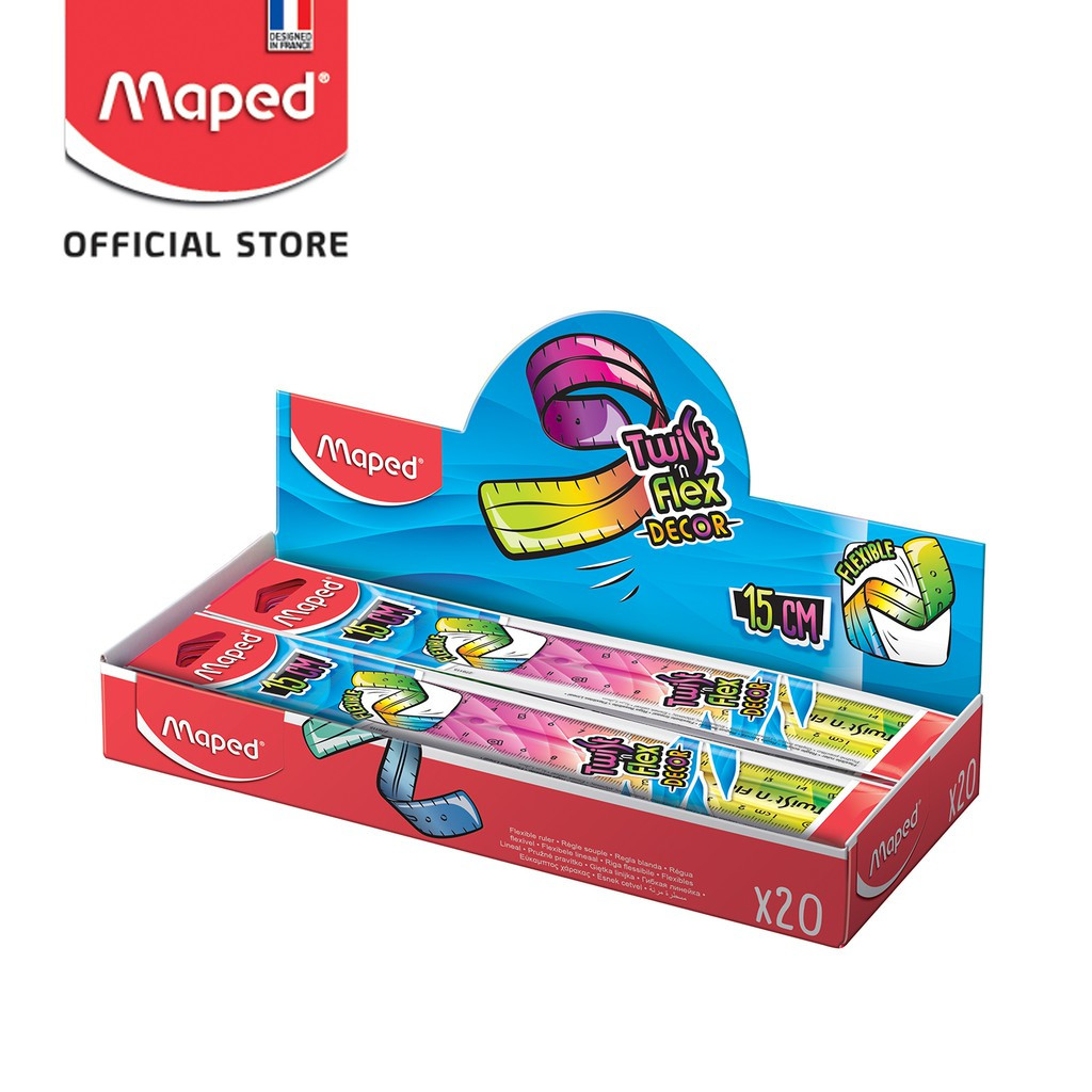 

Penggaris Lentur Twist and Flex Decor 15cm / 20cm / 30cm