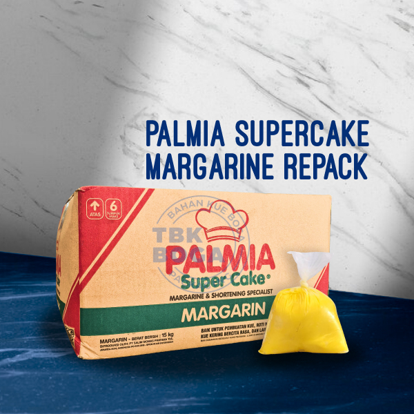 

Palmia Supercake ( 500 gr, 1 kg ) Repack Super Cake Margarin Margarine Blueband Super Butter