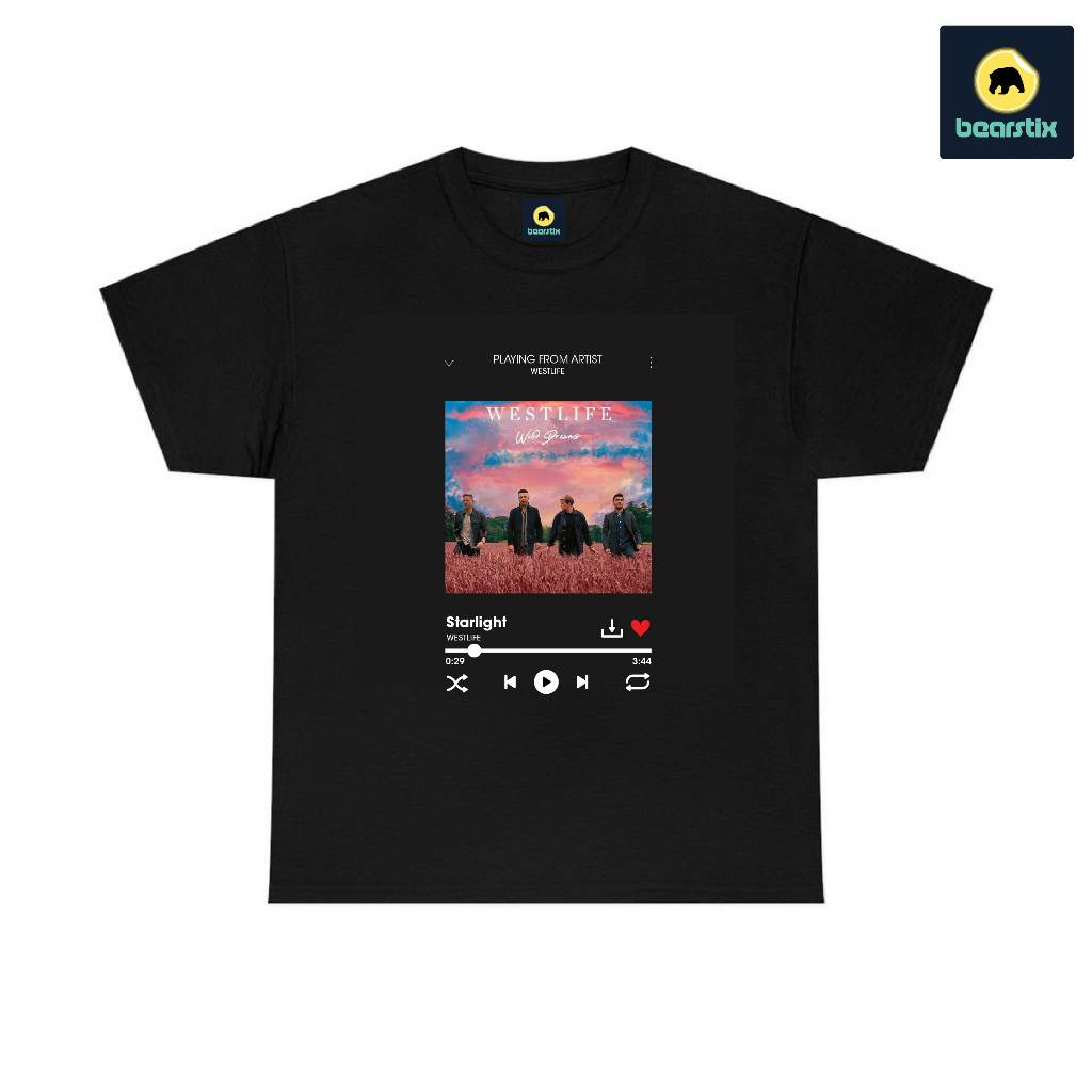 Kaos Westlife - T-Shirt Wild Dreams - Baju Spotify Konser WESTLIFE 2024