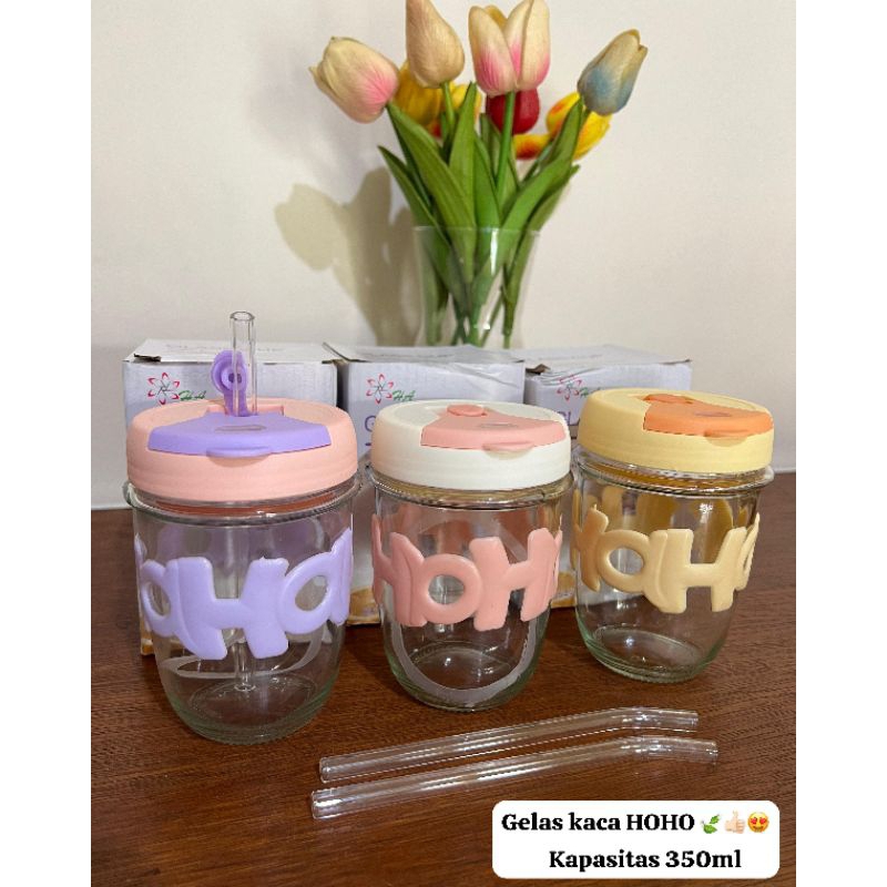 Gelas Kaca HOHO || Gelas Minuman || Uus.scraf