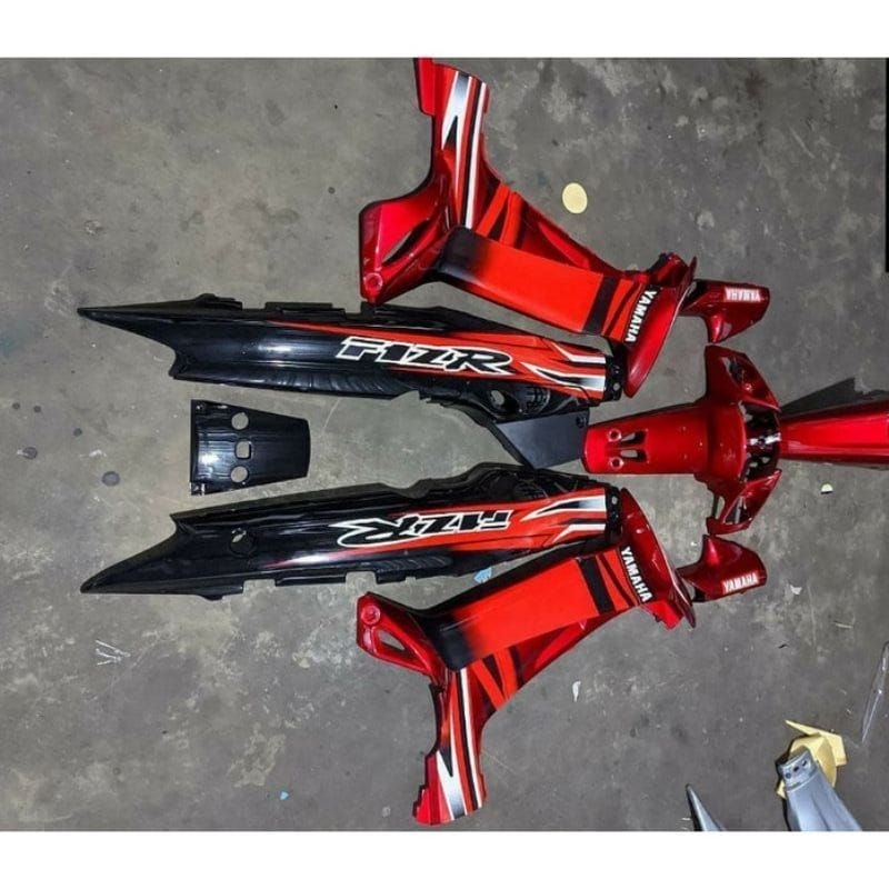 Body set. Body fullset fizr merah hitam