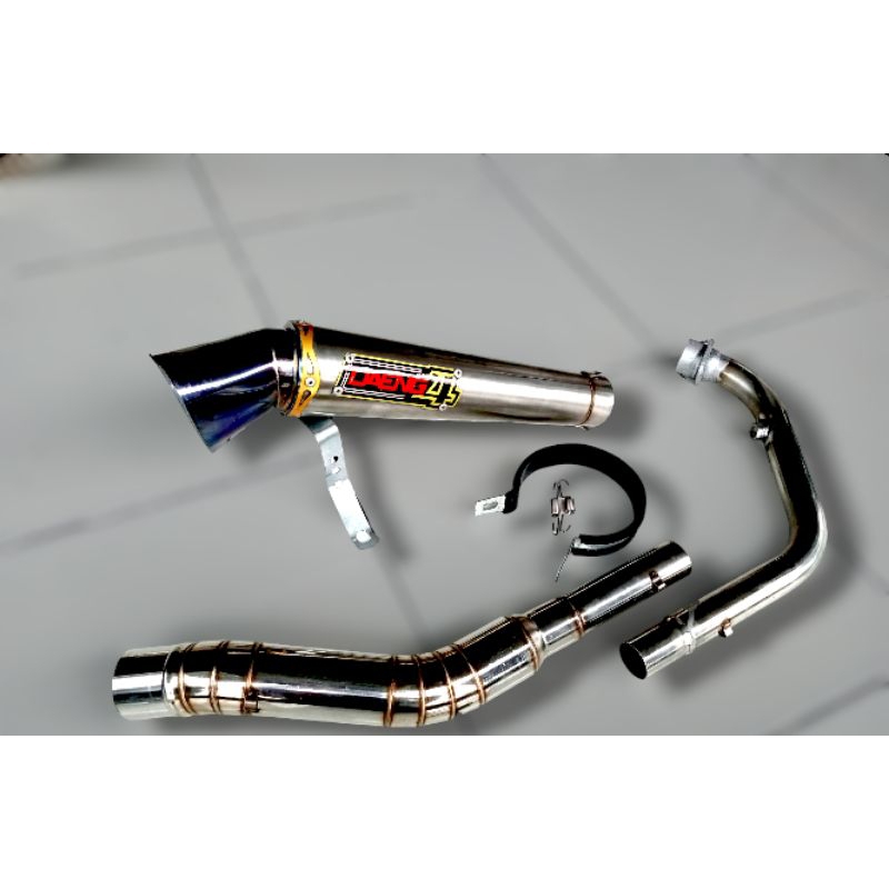 Knalpot Racing Daeng4 Diamond untuk Vixion Cb Old Verza Cbr150r Gsx Sonic Satria Fu Tiger Byson Mega