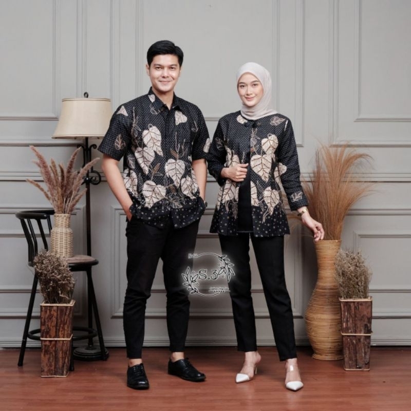 Seragam Couple Batik Atasan Batik Kantor