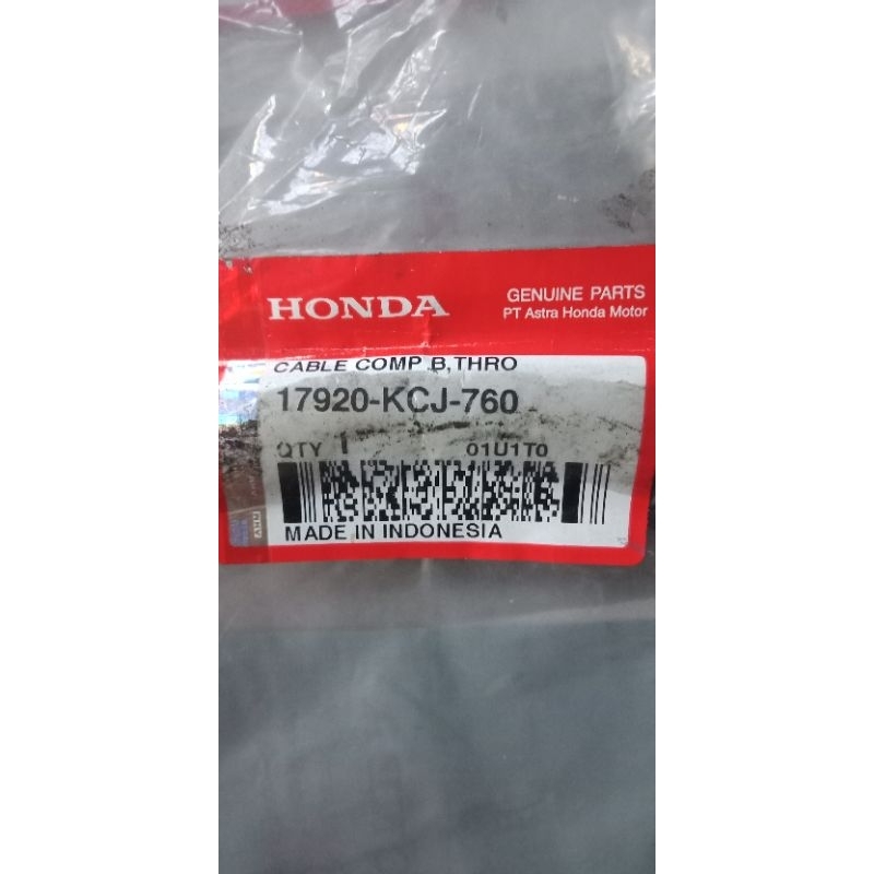 KABEL GAS BAGIAN B TIGER 2000