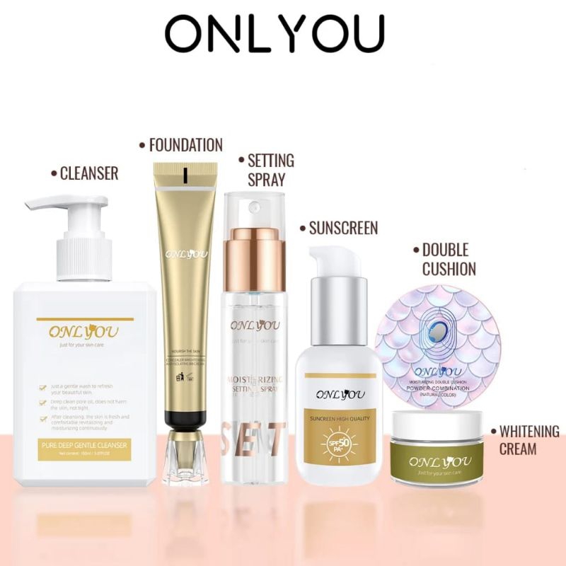 ONLYOU Base Make Up Foundation Cair Concealer Liquid