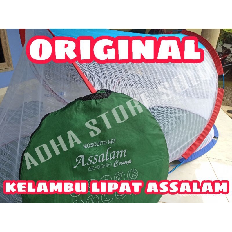 [[TERMURAH]] KELAMBU LIPAT ASSALAM/Kelambu Lipat & Praktis TERBUKTI &TERUJI