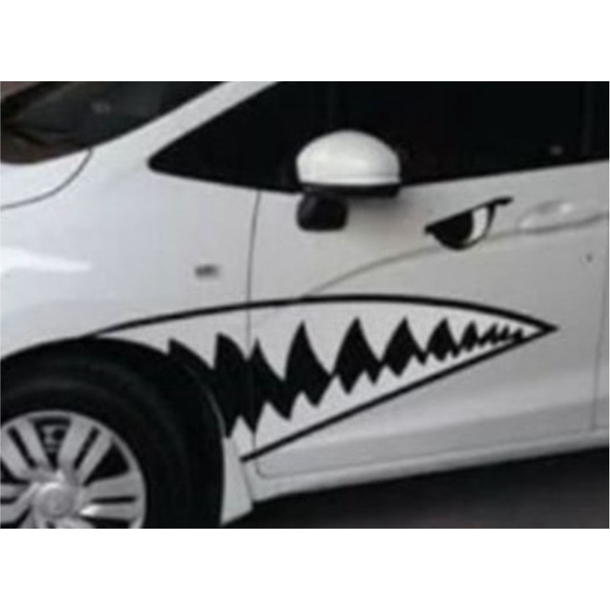 sticker mobil jazz stiker honda jazz sticker honda jazz stiker cutting mobil honda jazz model hiu