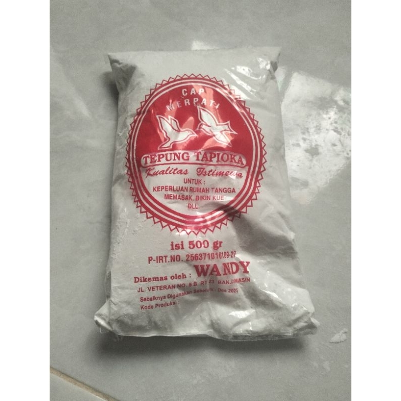 

♥️ BORNEO ♥️ TEPUNG TAPIOKA CAP MERPATI 500G