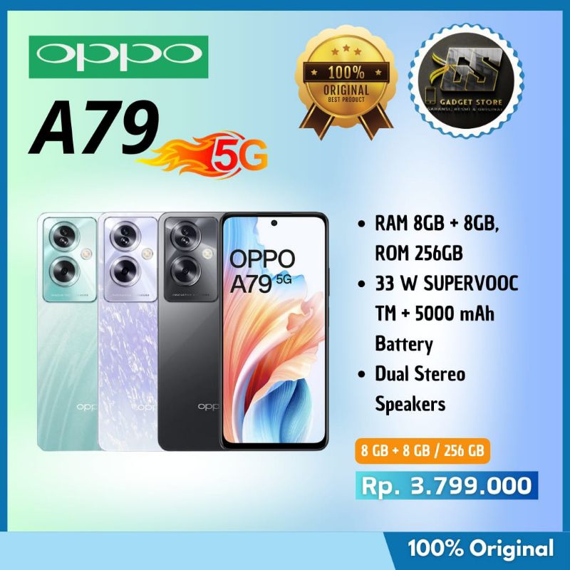 OPPO A79 5G (8GB + 8GB| 256GB)