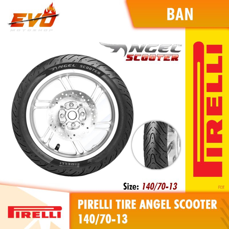 Pirelli Angle Scooter 140/70-13  Roda ban belakang. Honda ADV 150cc