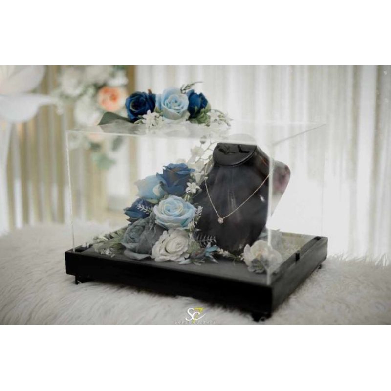 

kotak seserahan pernikahan set lengkap isi 4 box mika hantaran parcel