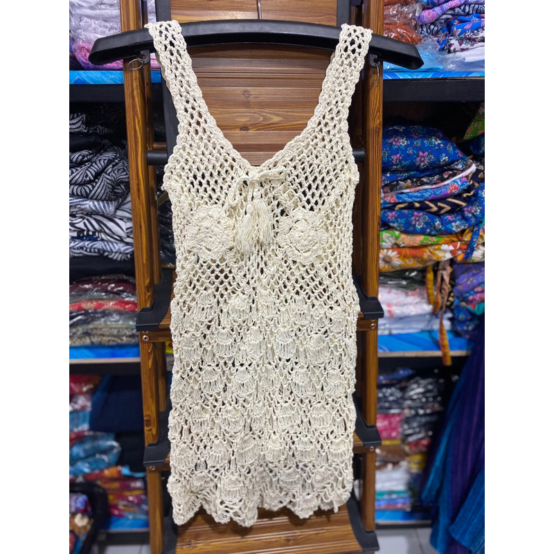 DRESS PANTAI RAJUT HANDMADE BALI | SEXY RAJUT DRESS