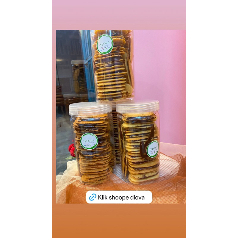 

lidah kucing melet cookies