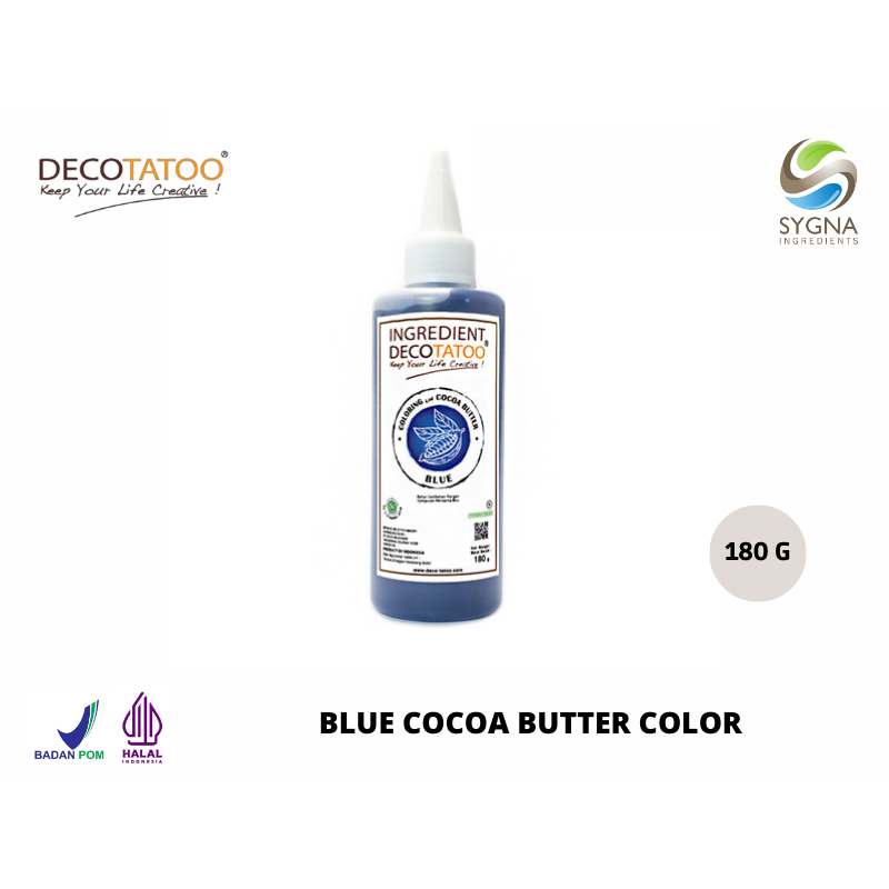 

Pewarna Makanan - Cocoa Butter Color Decotatoo - Blue